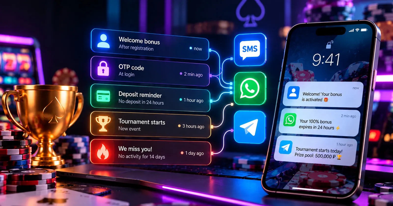 10 Automated Notification Scenarios for Gaming Platforms