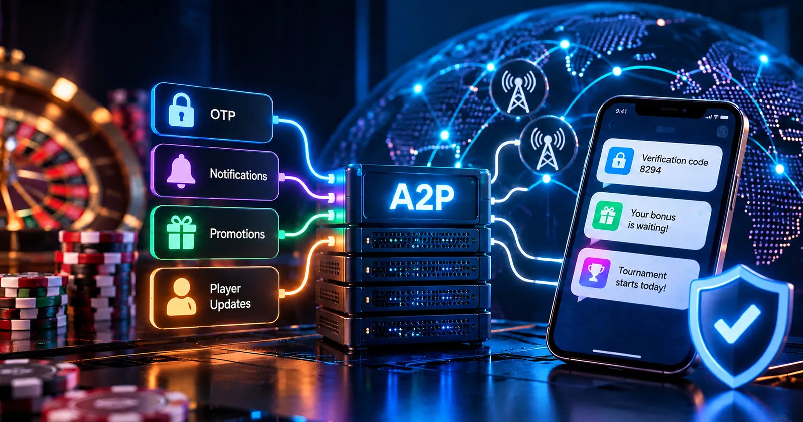What is A2P Messaging and Why Standard SMS Providers Reject iGaming Projects